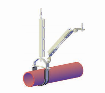 單管側向抗震支吊架
